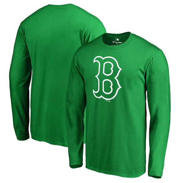 Men's Boston Red Sox Fanatics Branded Kelly Green St. Patrick's Day White Logo Long Sleeve T-Shirt,We sell and wholesale Men's Boston Red Sox Fanatics Branded Kelly Green St. Patrick's Day White Logo Long Sleeve T-Shirt on line form chian!